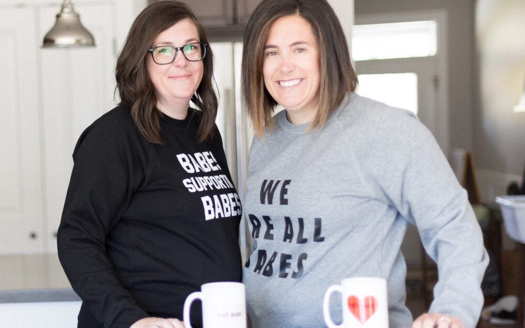Mom talk around the coffee table: A chat with Christina and Carolyn from The MomBabes